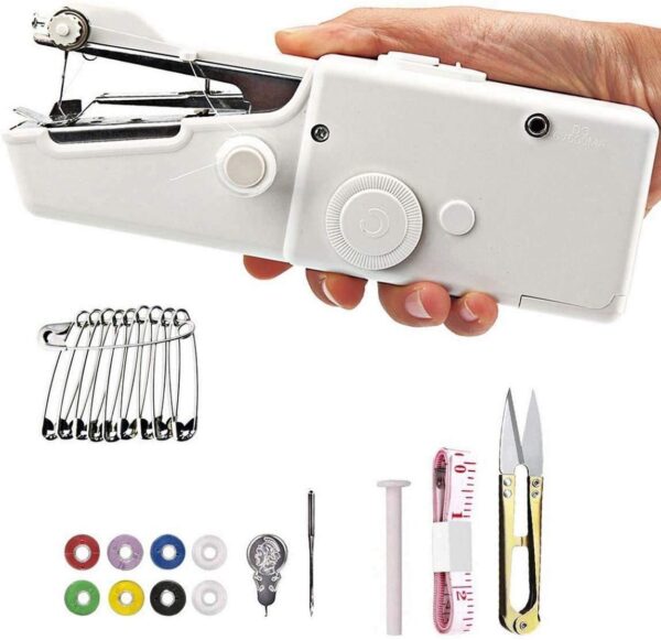 Portable Mini Handheld Sewing Machine for Easy DIY Projects and Repairs