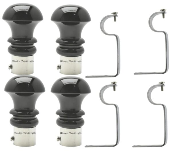 Premium Adjustable Curtain Bracket Set for Home and Office Use