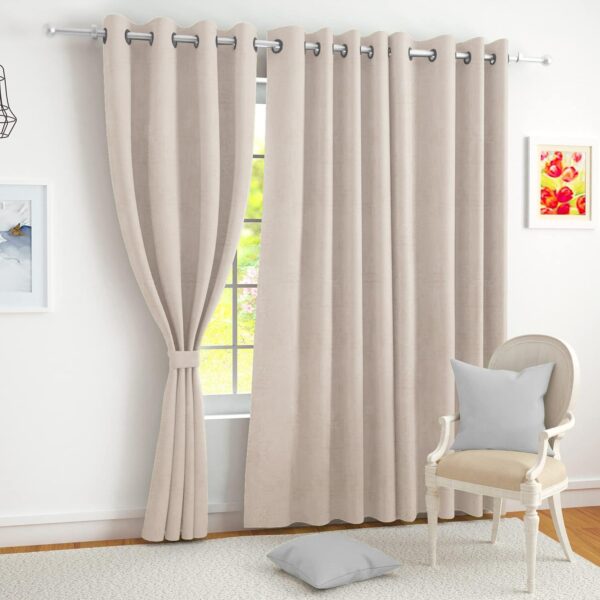 Premium Blackout Curtains for Bedrooms - 100% Room Darkening & Noise Reducing