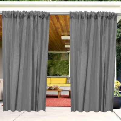 Premium Grey HDPE Balcony Curtains for Sun Blockage and UV Protection