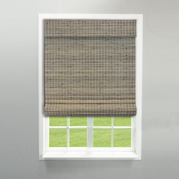 Radiance 2208848E Driftwood Cordless Roman Shades: Stylish Window Treatment Solution