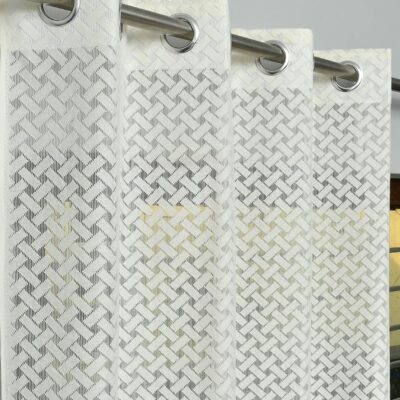 Rensum 5ft Eyelet Curtains: Stylish, Durable Grommet Panels for Any Room