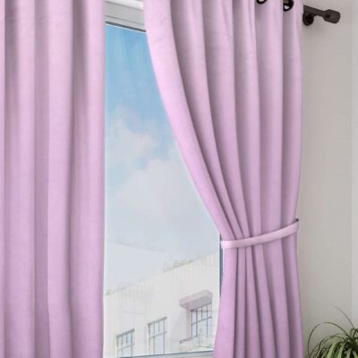 Satin Blackout Curtain: 5 Feet Light Blocking & Soundproof for Ultimate Privacy