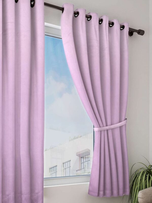 Satin Blackout Curtain: 5 Feet Light Blocking & Soundproof for Ultimate Privacy