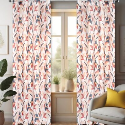 Serenity Blackout Curtains: Elegant 2-Piece Polyester Eyelets for Any Room