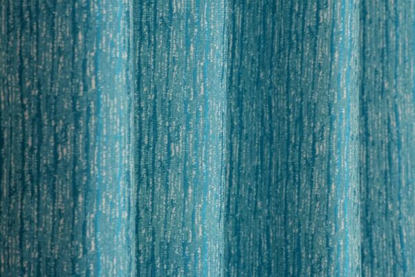 Set of 2 Aqua Blue Eyelet Door Curtains - Heavy Quality Polyester 7ft Long