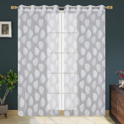 Sheer Curtains 6 Feet Long for Doors | Light Filtering Premium Panels