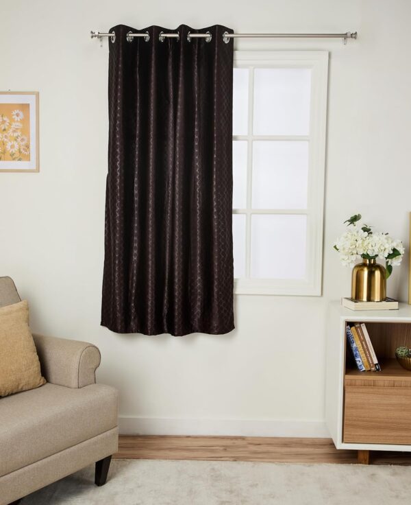 Solimo Premium Polyester Curtains: Stylish Geometric Print for Easy Maintenance