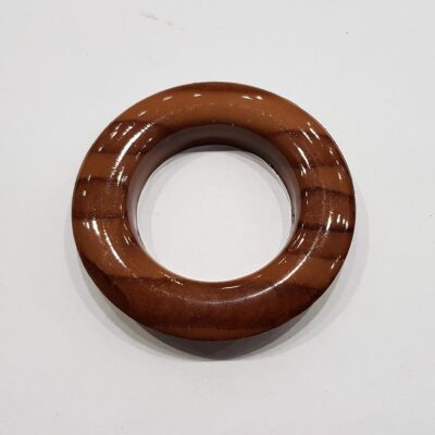 Soni Homedecor Plastic Curtain Rings in Dark Brown, Pack of 20