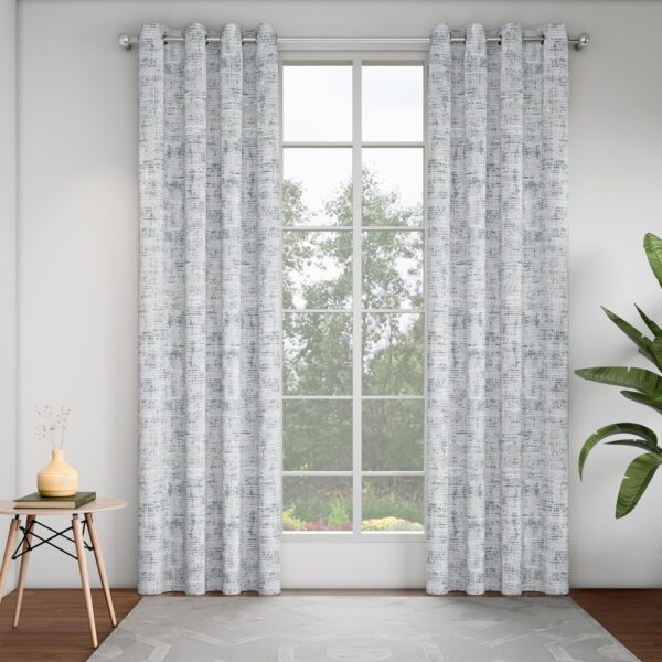 Stylish 7 Feet Thermal Insulated Door Curtain Panels for Home Decor