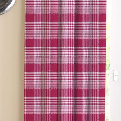 Stylish AIRWILL Pink Cotton Blackout Curtains for Total Room Darkening