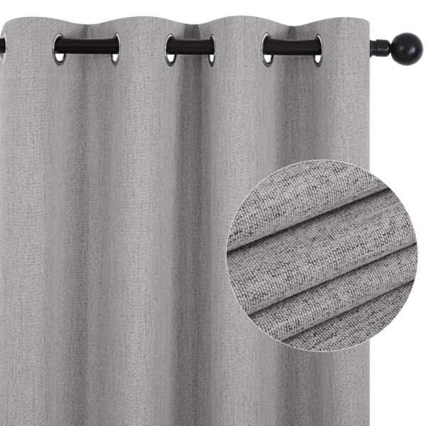 Stylish Deconovo 100% Blackout Curtains for Ultimate Room Darkening and Soundproofing