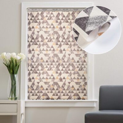 Stylish Grey Semi Blackout Roller Blinds for Home & Office Windows