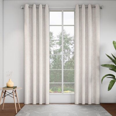 Stylish Light Filtering Thermal Insulated Birch Door Curtain Panels for Home Decor