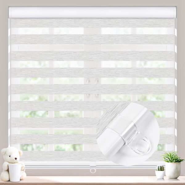 Stylish MiLin Roller Window Shades: Enhance Your Home with Cordless Zebra Blinds