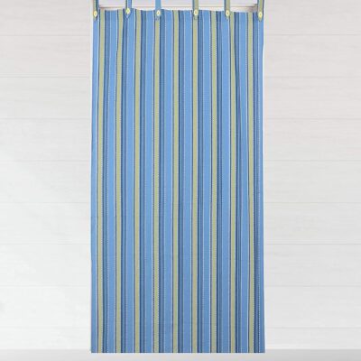 Stylish Nissi Blue Single Door Curtain (200x120cm) for Elegant Spaces