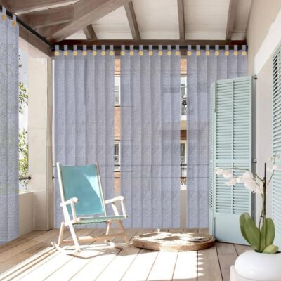 Sun Blocking Balcony Curtains for UV Protection and Temperature Control