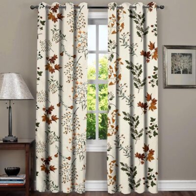 Super Soft Brushed Microfiber Cotton Door Curtains for Stylish Living Rooms