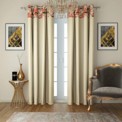 Swayam Grey Blackout Curtain Set for Bedrooms – Thermal Insulation & Noise Reduction