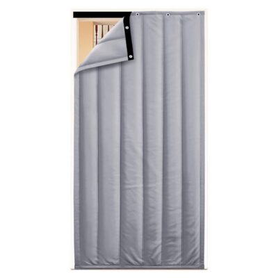 Thermal Insulated Door Curtain for Winter: Heavy Duty Soundproof Protection