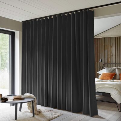 Total Blackout Room Divider Curtains for Privacy and Noise Reduction