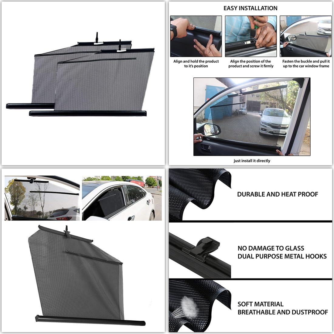 Upgrade Your Toyota Fortuner with Retractable Sun Shades for Ultimate Comfort