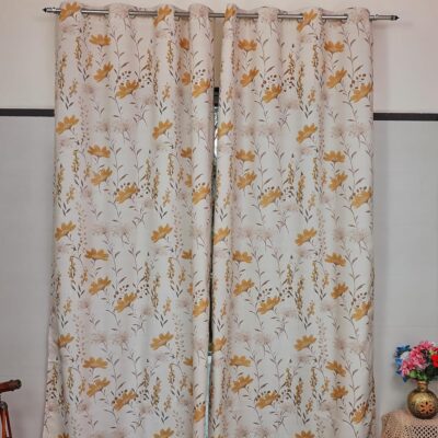 Tramb Printed Polyester Curtains: Elegant Sound-Resistant Privacy for Your Home