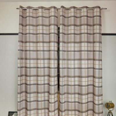 Tramb Printed Polyester Curtains: Stylish Privacy for Living Room and Bedroom