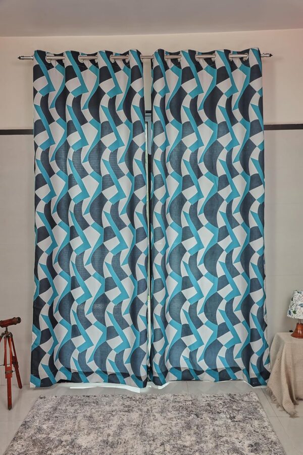 Tramb Printed Polyester Curtains: Stylish Privacy with Noise Reduction and Thermal Resistance