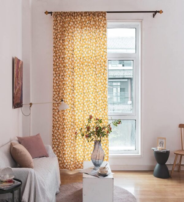 Tramb Printed Polyester Curtains for Total Privacy and Noise Reduction