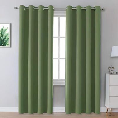 Tramb Solid Beige Blackout Curtains: Total Privacy for Your Living Space