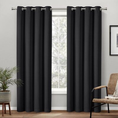 Tramb Solid Brown Blackout Curtains for Total Privacy in Your Home