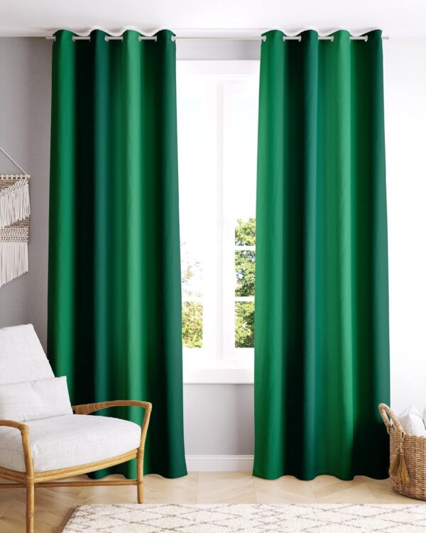 Tramb Solid Brown Polyester Blackout Curtains for Total Privacy and Comfort