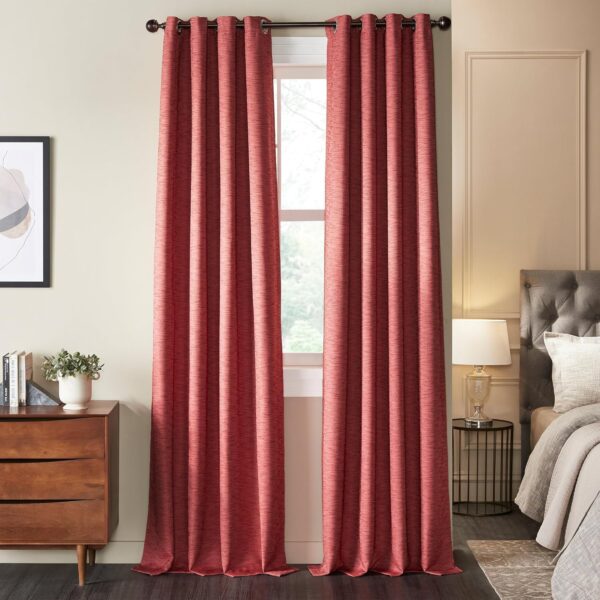 Transform Your Space with Tramb Solid Brown Blackout Curtains for Total Privacy