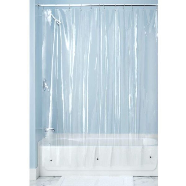 Transparent PVC AC Curtain: Waterproof, Quick Water Release, 7 Feet Long