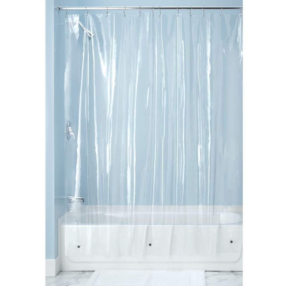 Durable Transparent PVC AC Curtain: Waterproof, 7 Feet Long, Quick Water Release