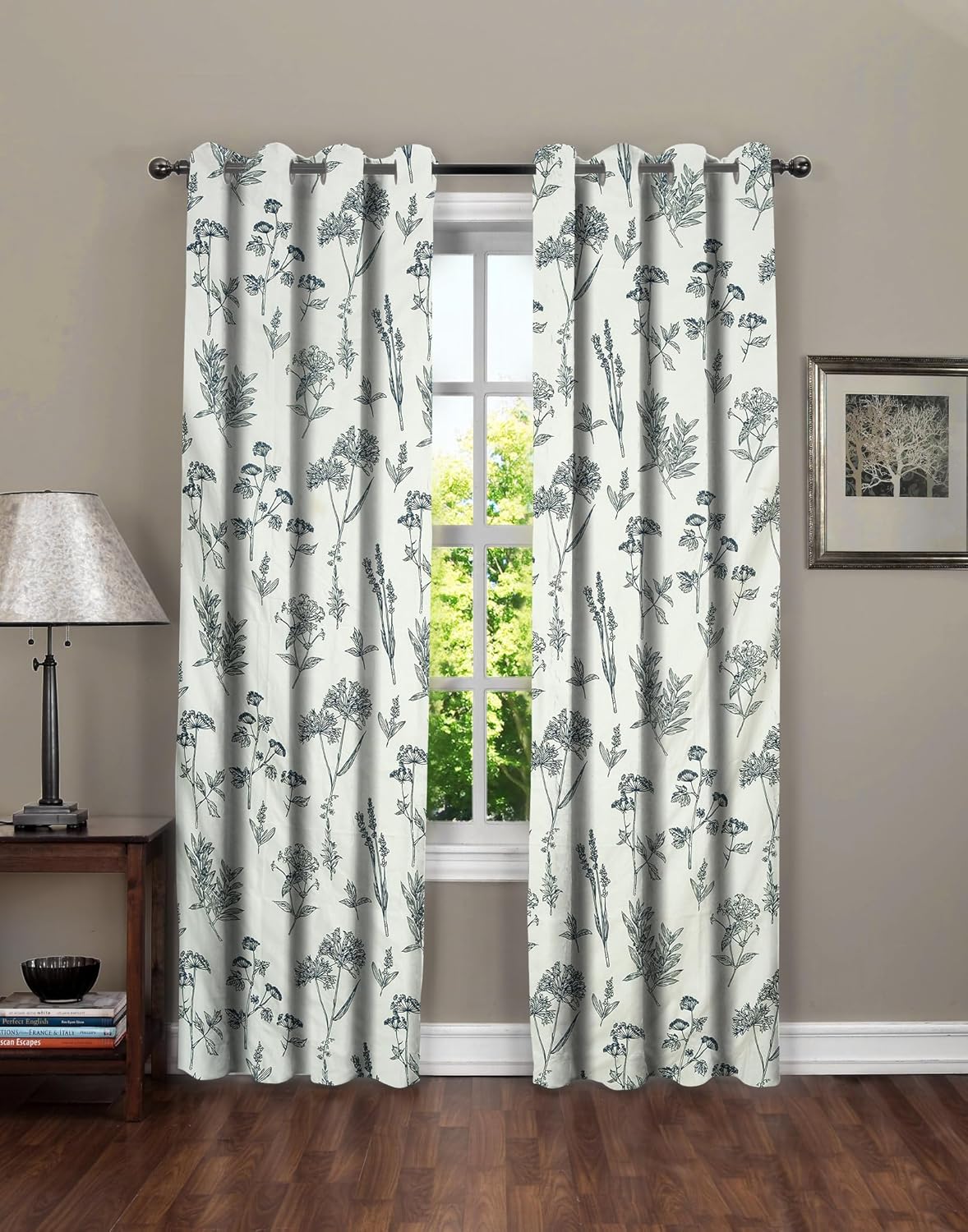 Umi Super Soft Floral Curtains: Elevate Your Living Room Decor Effortlessly