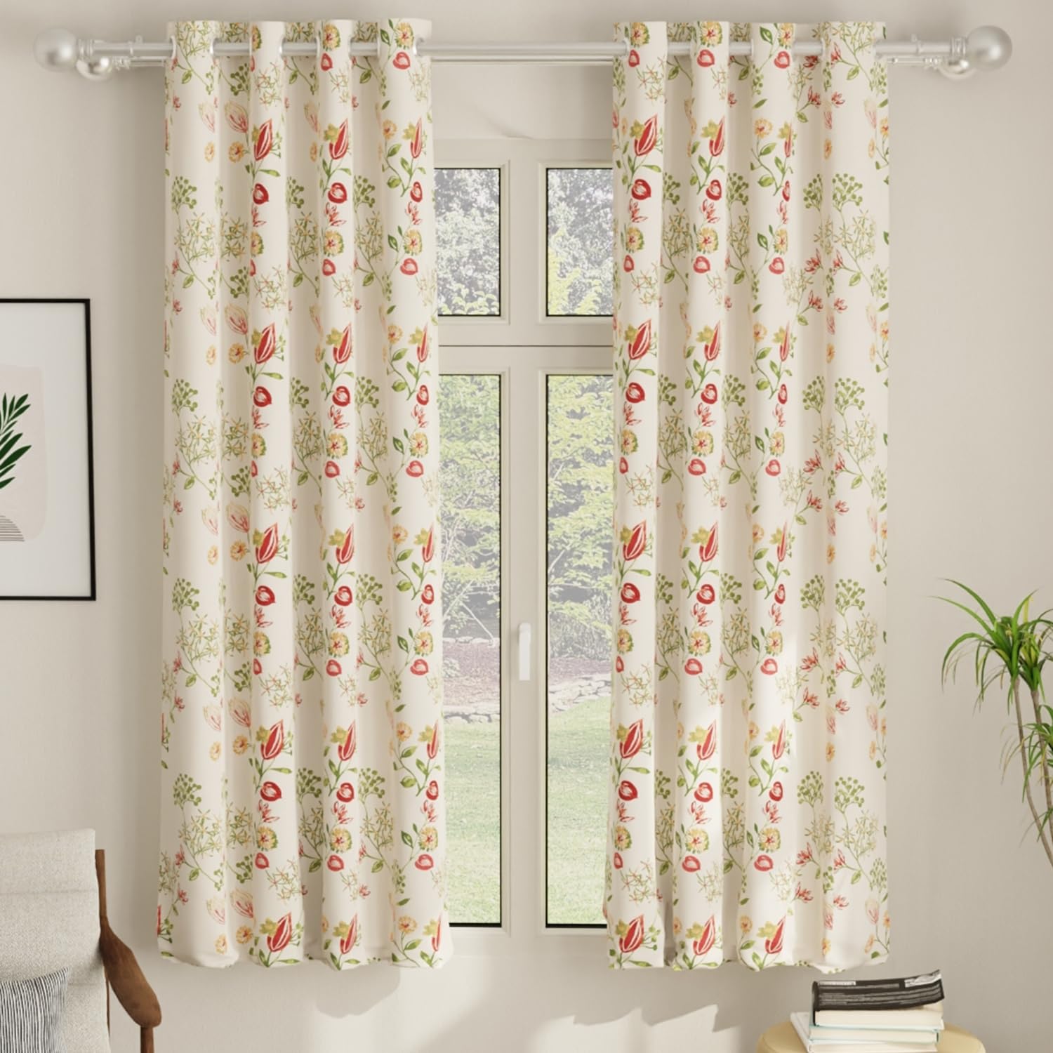 Transform Your Living Room with Urban Space Blackout Curtains Set