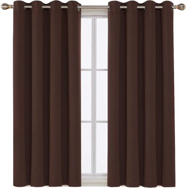 Venom Blackout Curtains: Thermal Insulated, Stylish Grommet Window Treatment Set