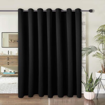 WONTEX Blackout Room Divider Curtains for Privacy and Insulation Solutions