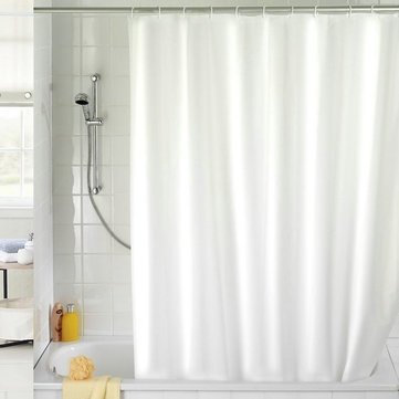 Waterproof White Bath Mat: 180x180cm Mold Resistant Shower Solution