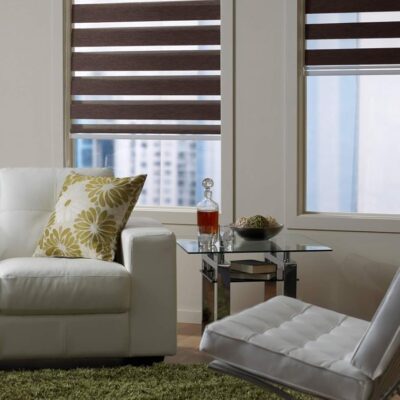 Zebra Blinds: Stylish Polyester Combi Curtains for Home Decor Enhancement