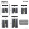 Elegant Floral Semi-Blackout Curtains for Sound and Heat Reduction - Encasa XO - Image 5