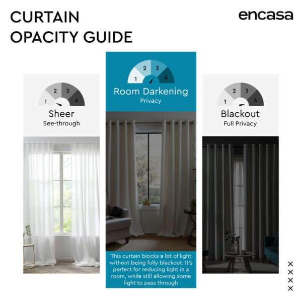 Elegant Floral Semi-Blackout Curtains for Sound and Heat Reduction - Encasa XO - Image 6