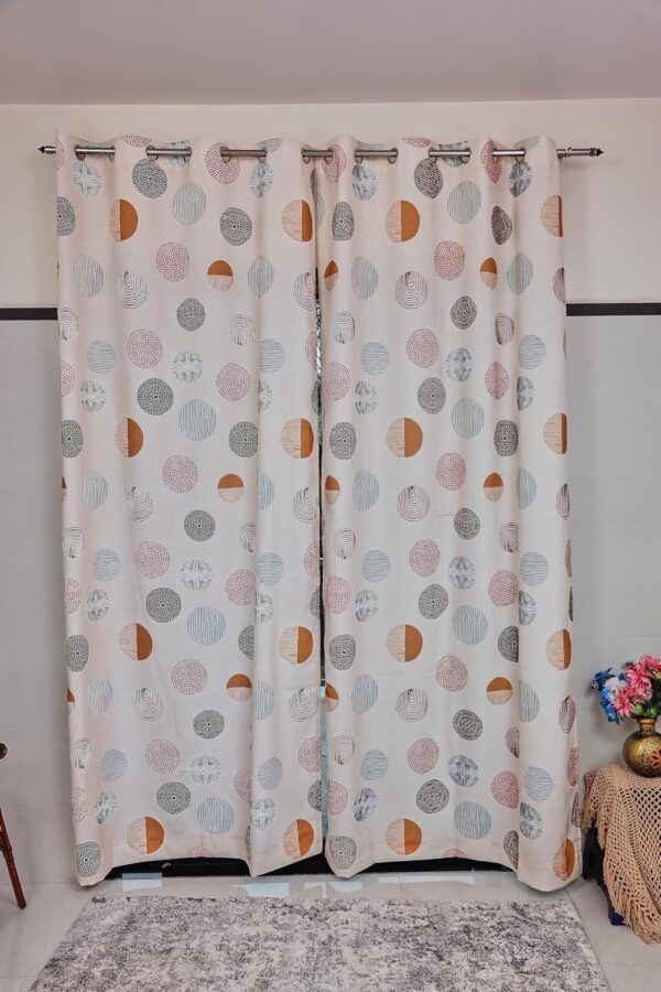 Tramb Printed Polyester Curtains for Privacy, Noise Reduction, and Thermal Resistance