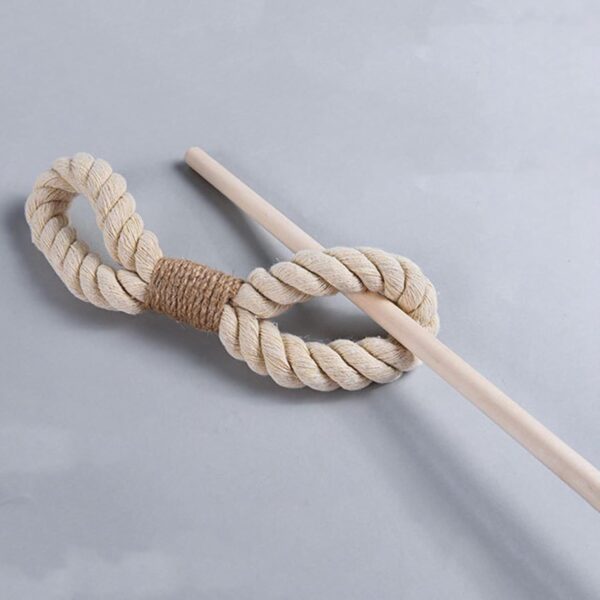 Handmade Cotton Rope Curtain Tiebacks for Boho Rustic Home Decor - Image 3