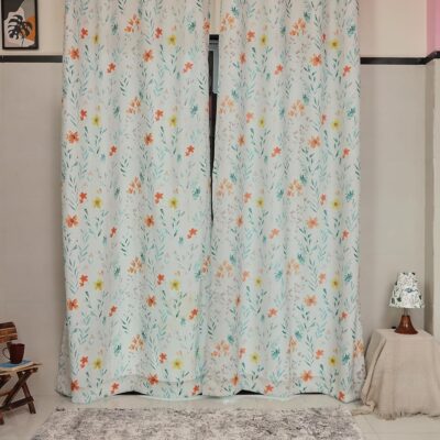 Tramb Printed Polyester Curtains: Stylish Privacy and Noise Reduction for Your Home