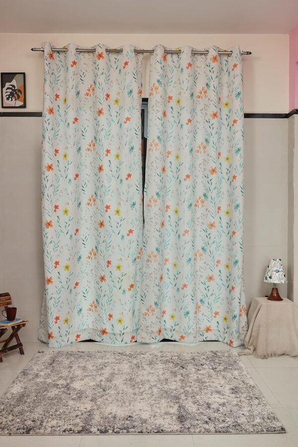 Tramb Printed Polyester Curtains: Stylish Privacy and Noise Reduction for Your Home