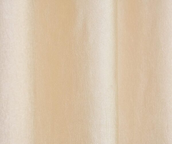 Elegant Cream Solid Curtains for Doors - 7 Feet, Pack of 2 - Image 3