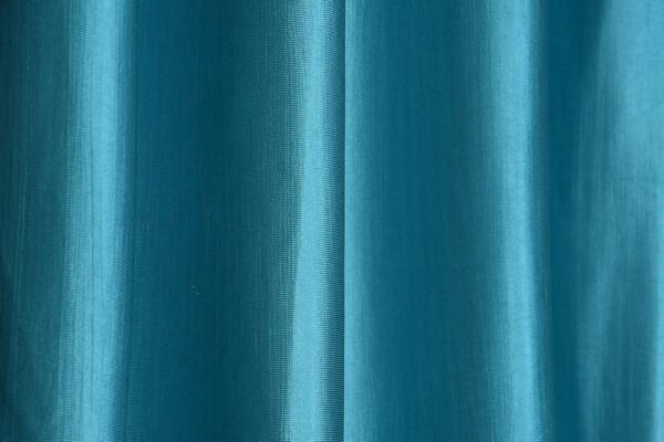 Faux Texture Aqua Curtains for Living Room | Room Darkening Eyelet Panels - Image 6